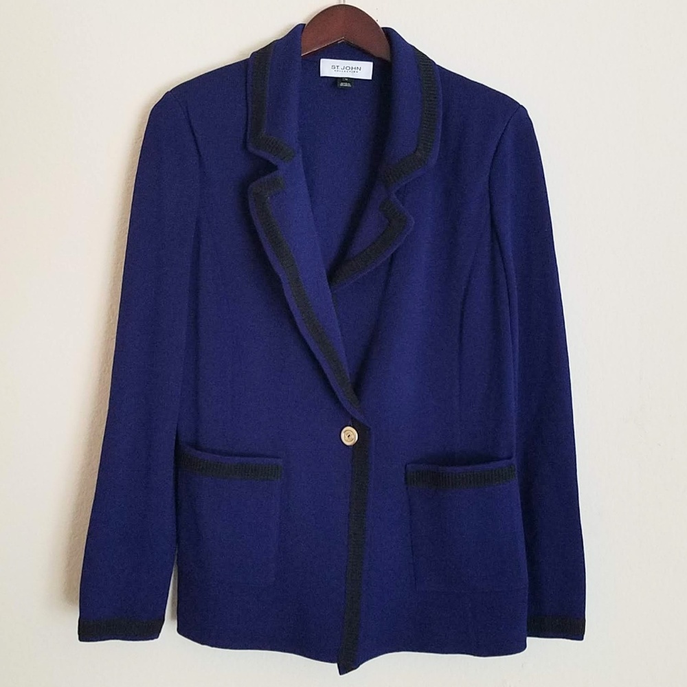 St. John Collection Santana Knit Blazer